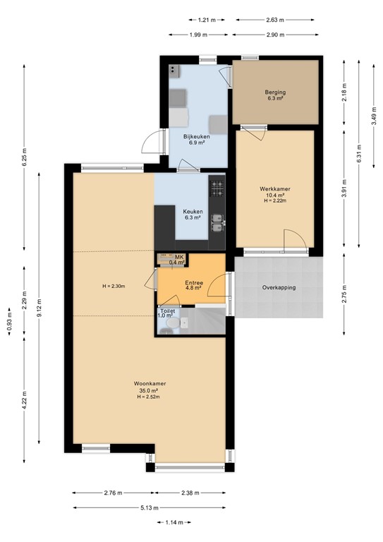 mediumsize floorplan